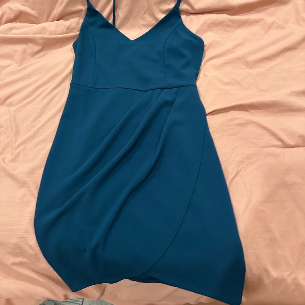 Elegant Blue Women's Dress